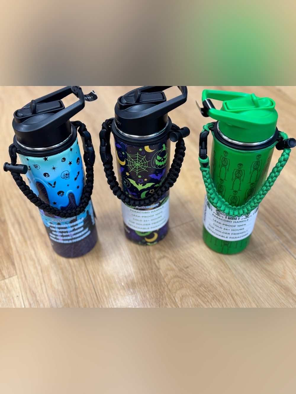 frost buddy 3 Halloween tumbler 24 oz glow in dark bundle